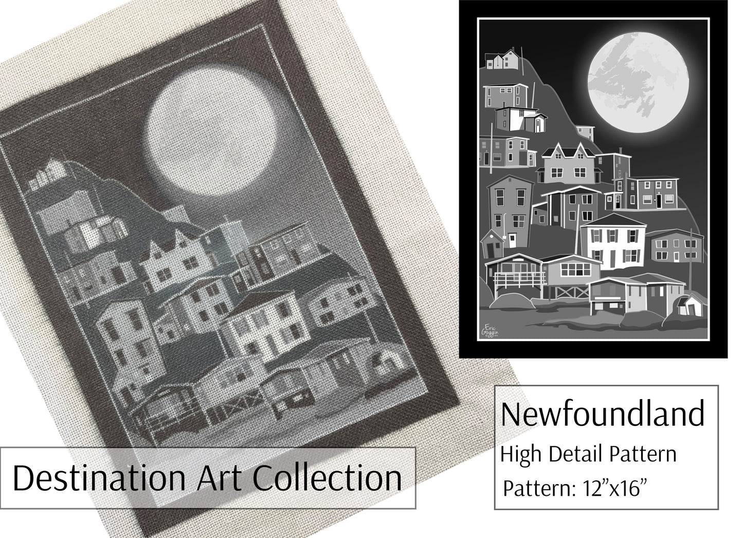 Destination Art - Newfoundland Black and White