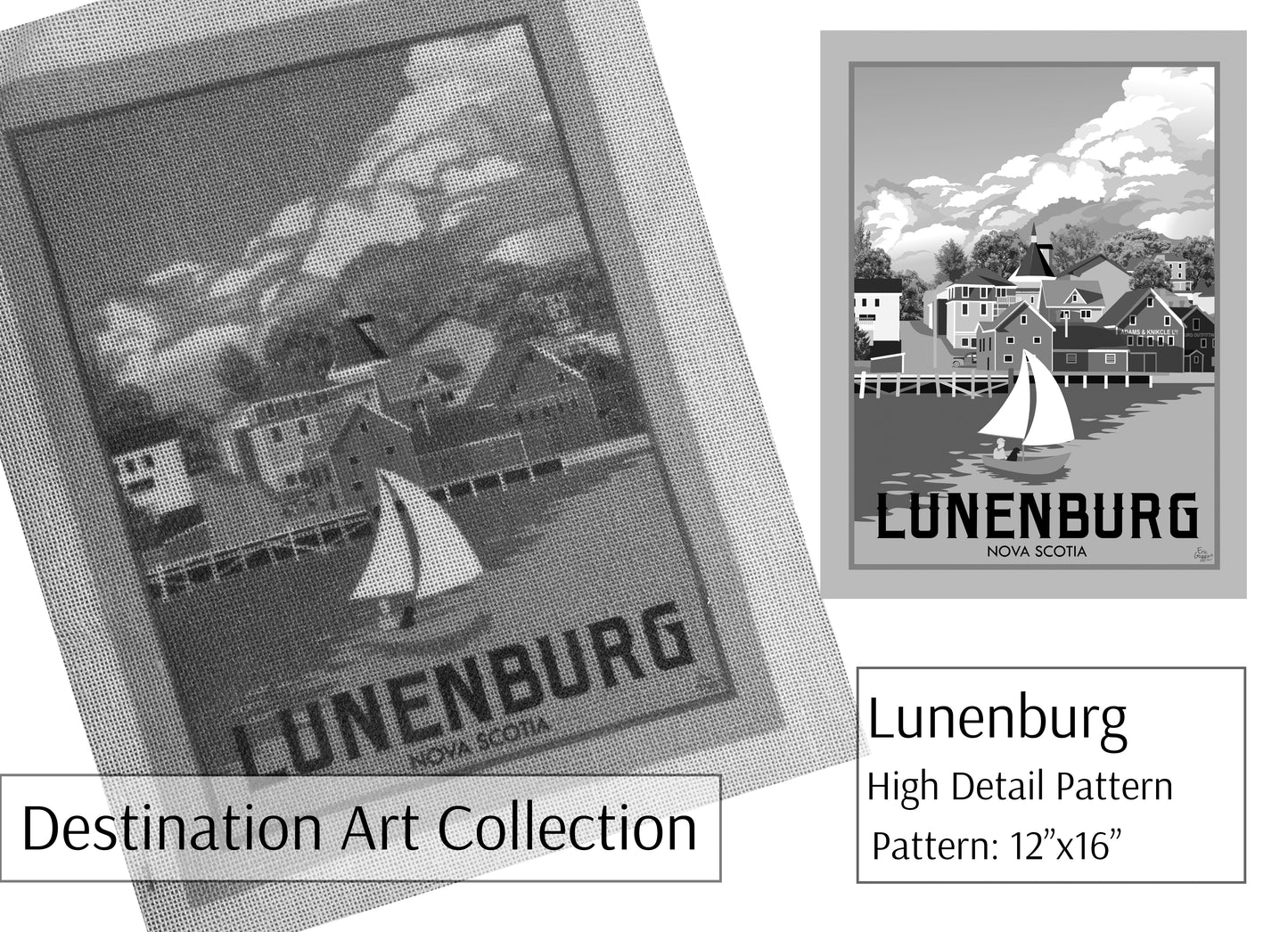 Destination Art - Lunenburg B&W