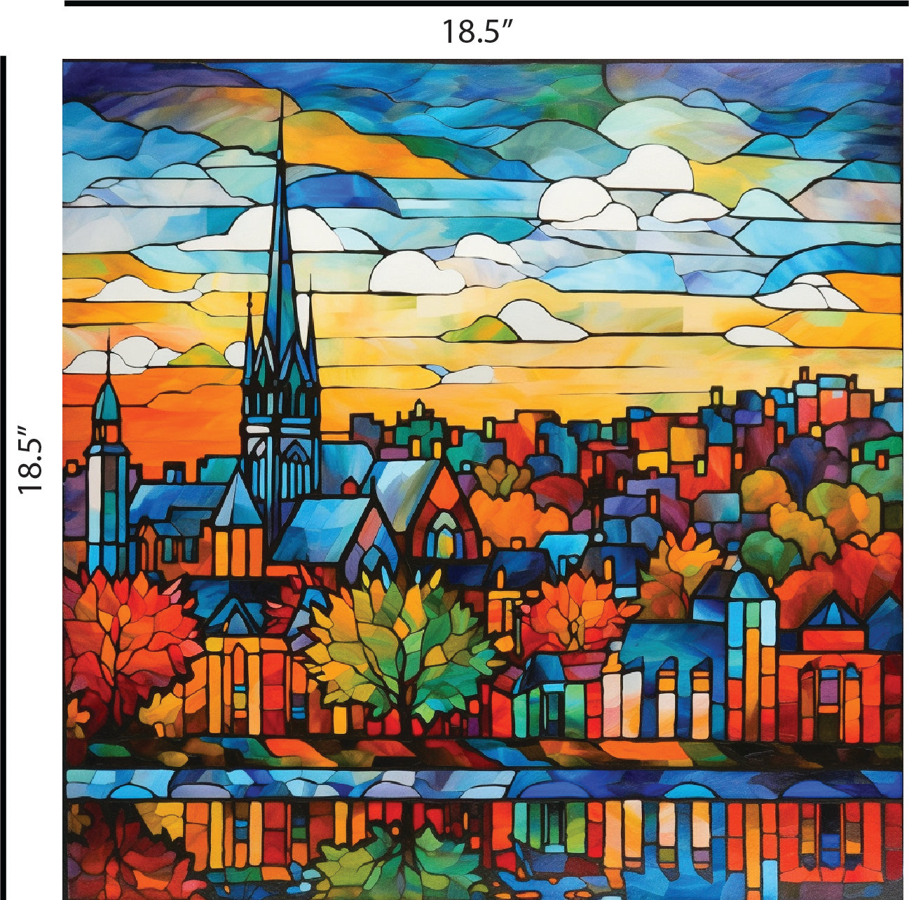 Loopy Impressions Pattern - Autumn in New Brunswick