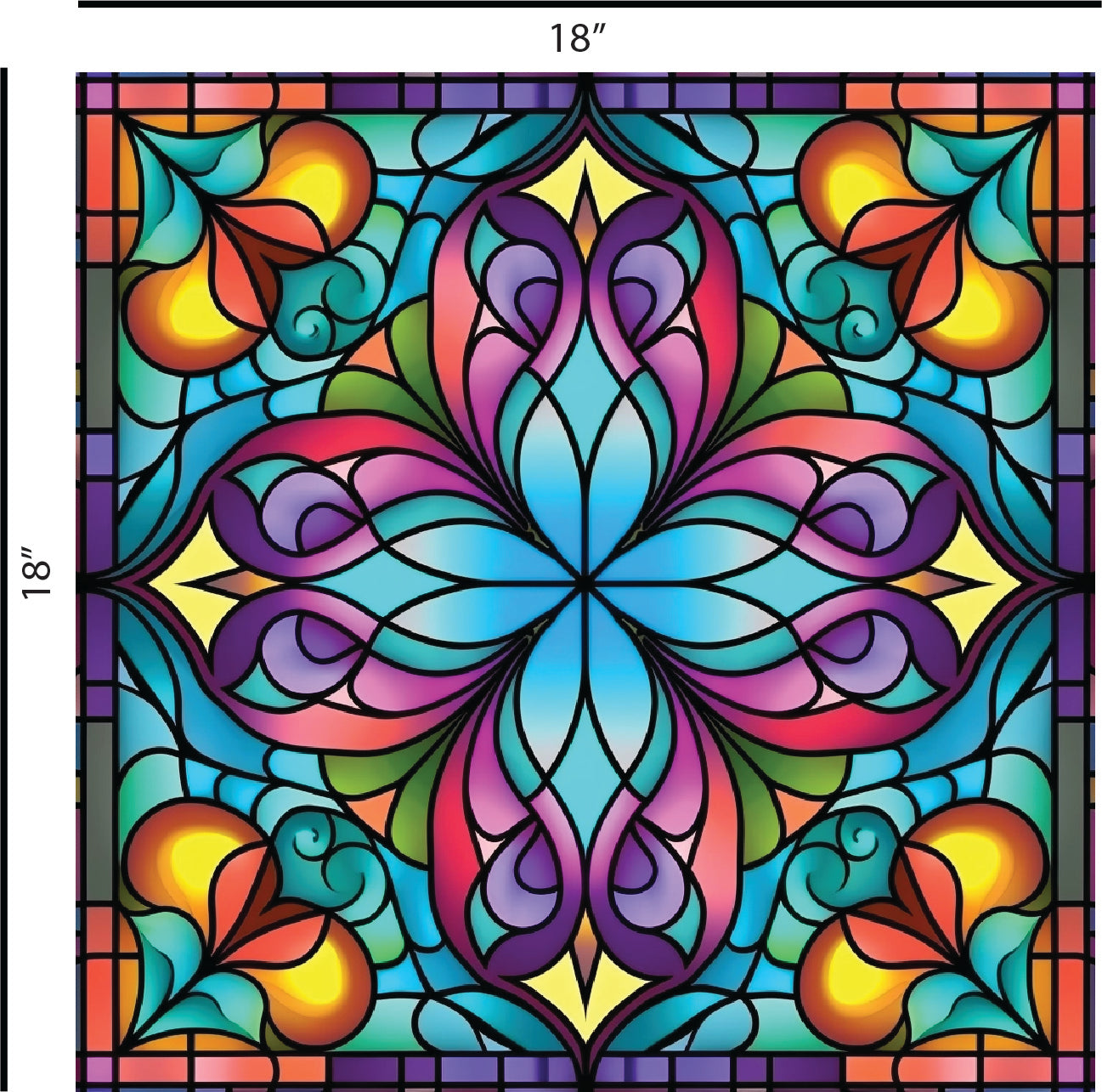 Loopy Impressions Pattern - Funky Tile 1