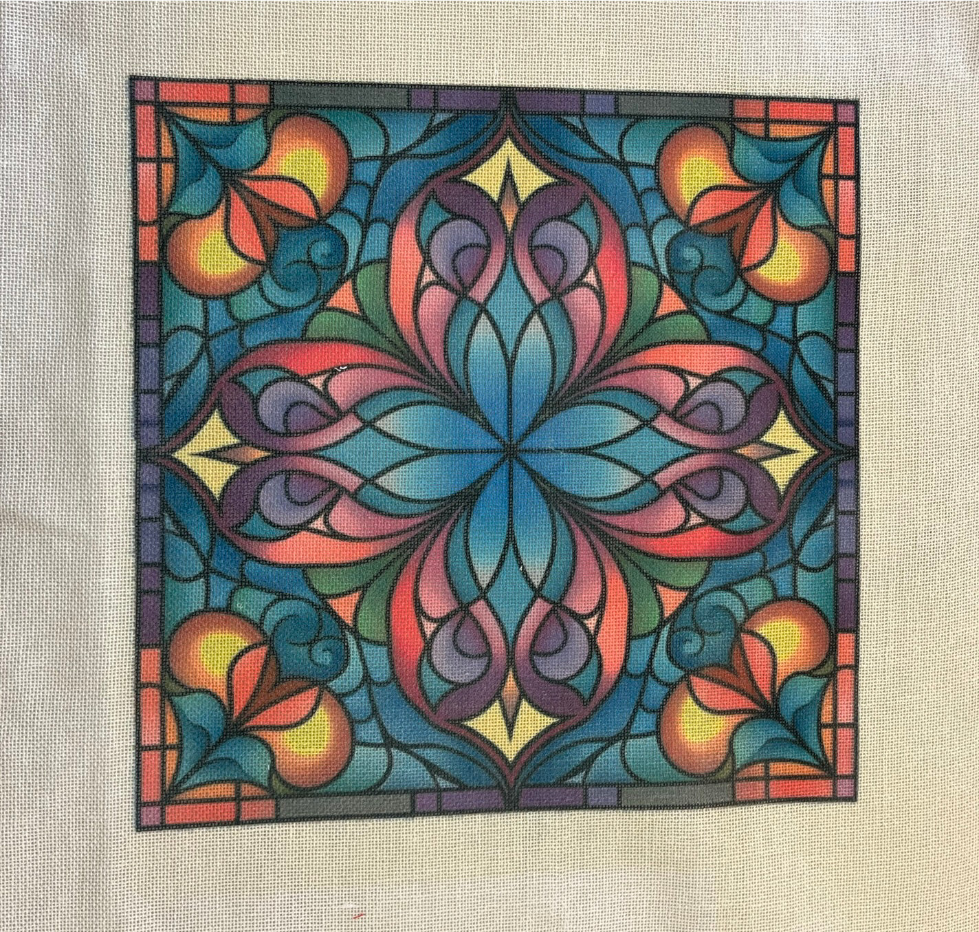 Loopy Impressions Pattern - Funky Tile 1