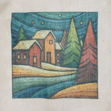 Winter Whimsy Rug Hooking & Punch Needle pattern - Loopy Impressions