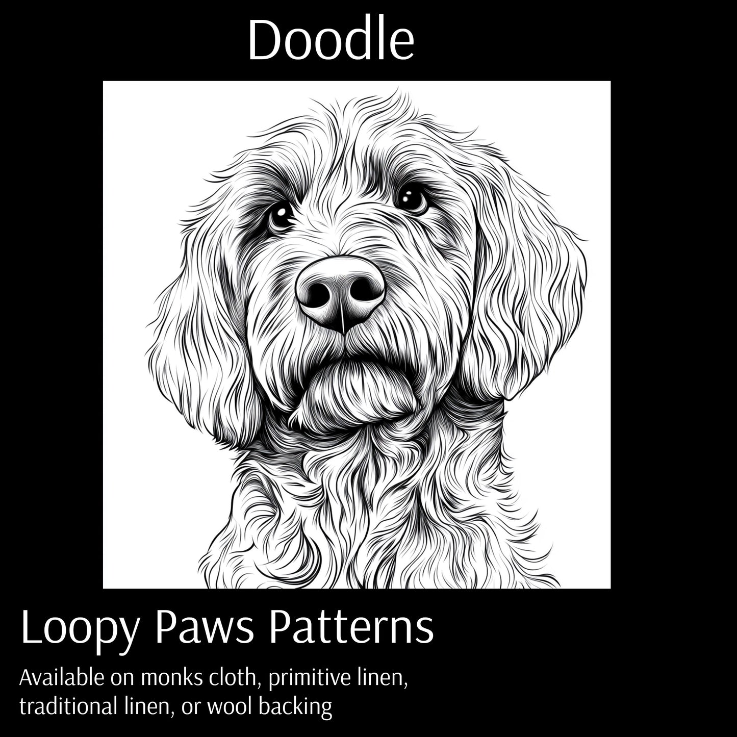 Doodle - Loopy Paws Pattern