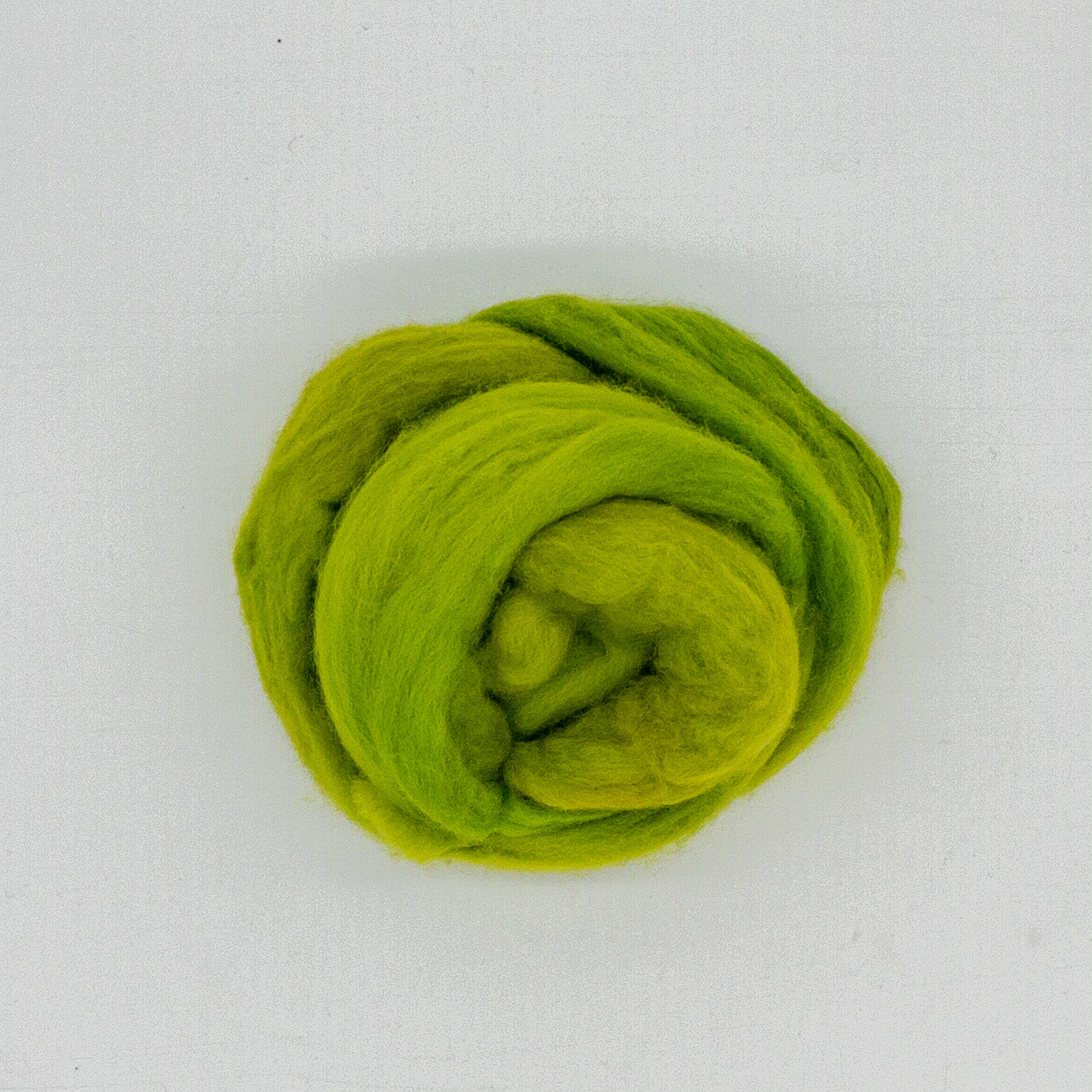Loopy Lime - Needle Felting Roving, 22 micron