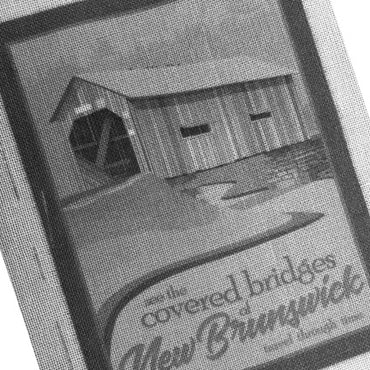 Destination Art - Covered Bridges of New Brunswick B&W