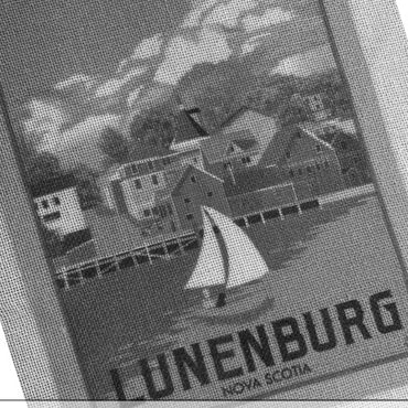 Destination Art - Lunenburg B&W