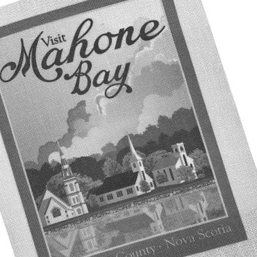 Destination Art - Visit Mahone Bay Black and White