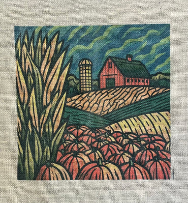 Autumn Whimsy Rug Hooking & Punch Needle pattern - Loopy Impressions
