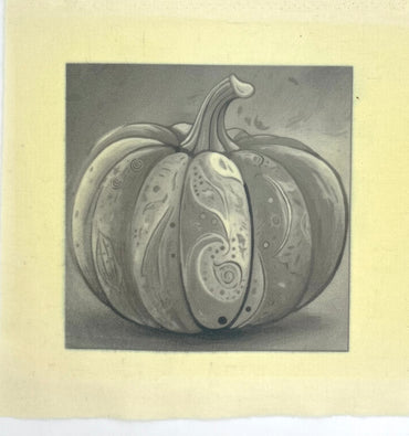 Needle Felting Pattern - Funky Pumpkin