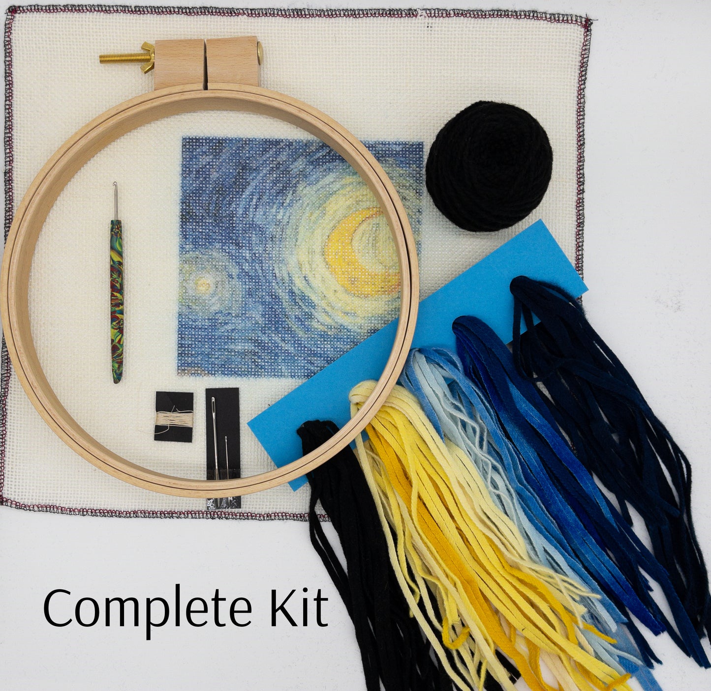 Starry Night Mini Rug Hooking Kit