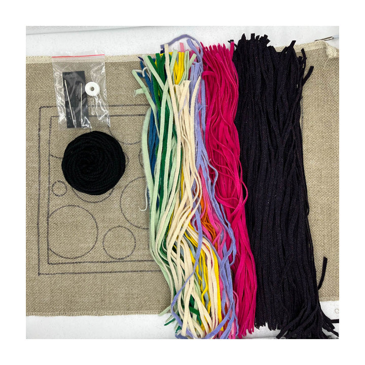 Mixed Circles Rug Hooking Kit