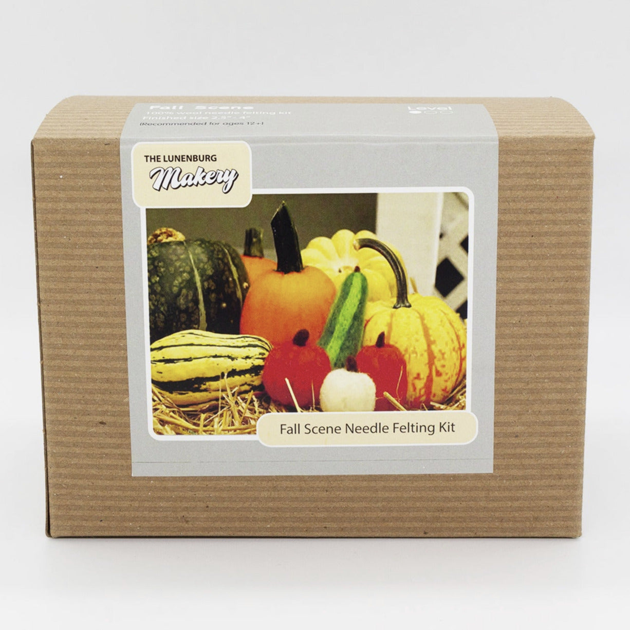 Needle Felting Kit - Fall Vegetable Scene