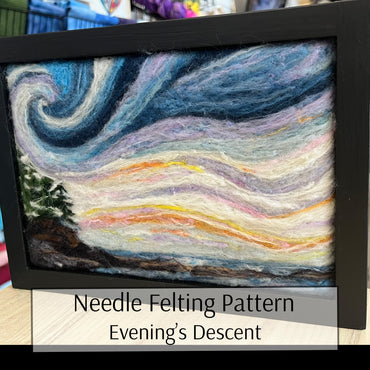 Needle Felting Pattern - Evening's Descent