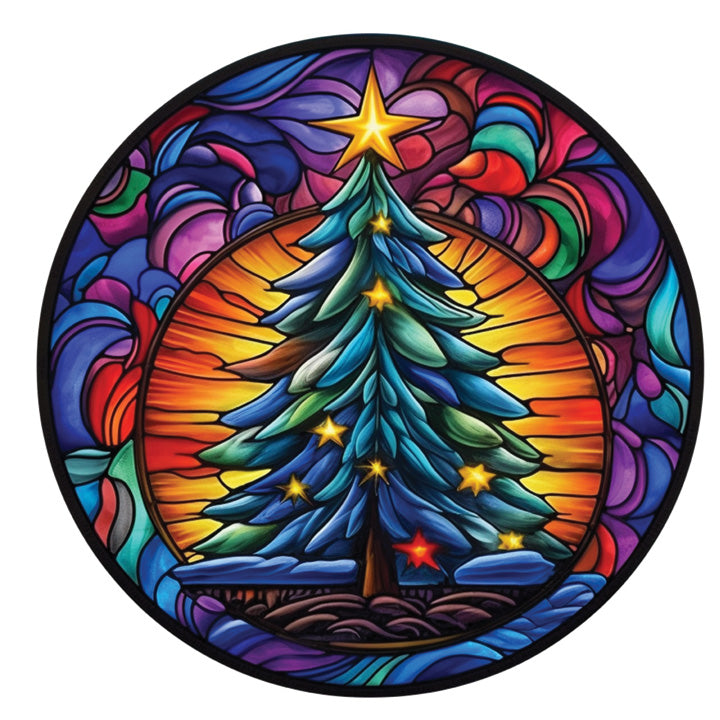 Loopy Impressions Pattern - Christmas Tree