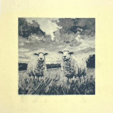 Needle Felting - Sunset Sheep