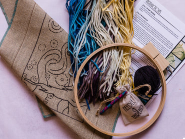 Van Gogh Starry Night Rug Hooking Kit