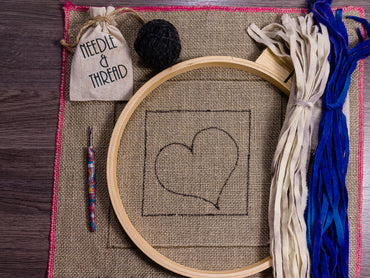 Heart Rug Hooking Kit