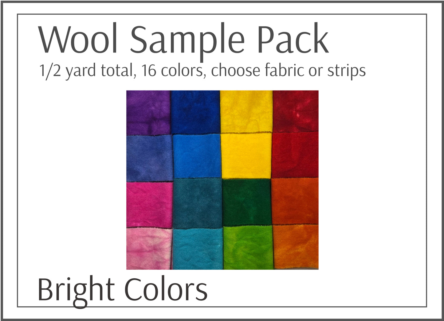 Sample Pack - Bright Colors