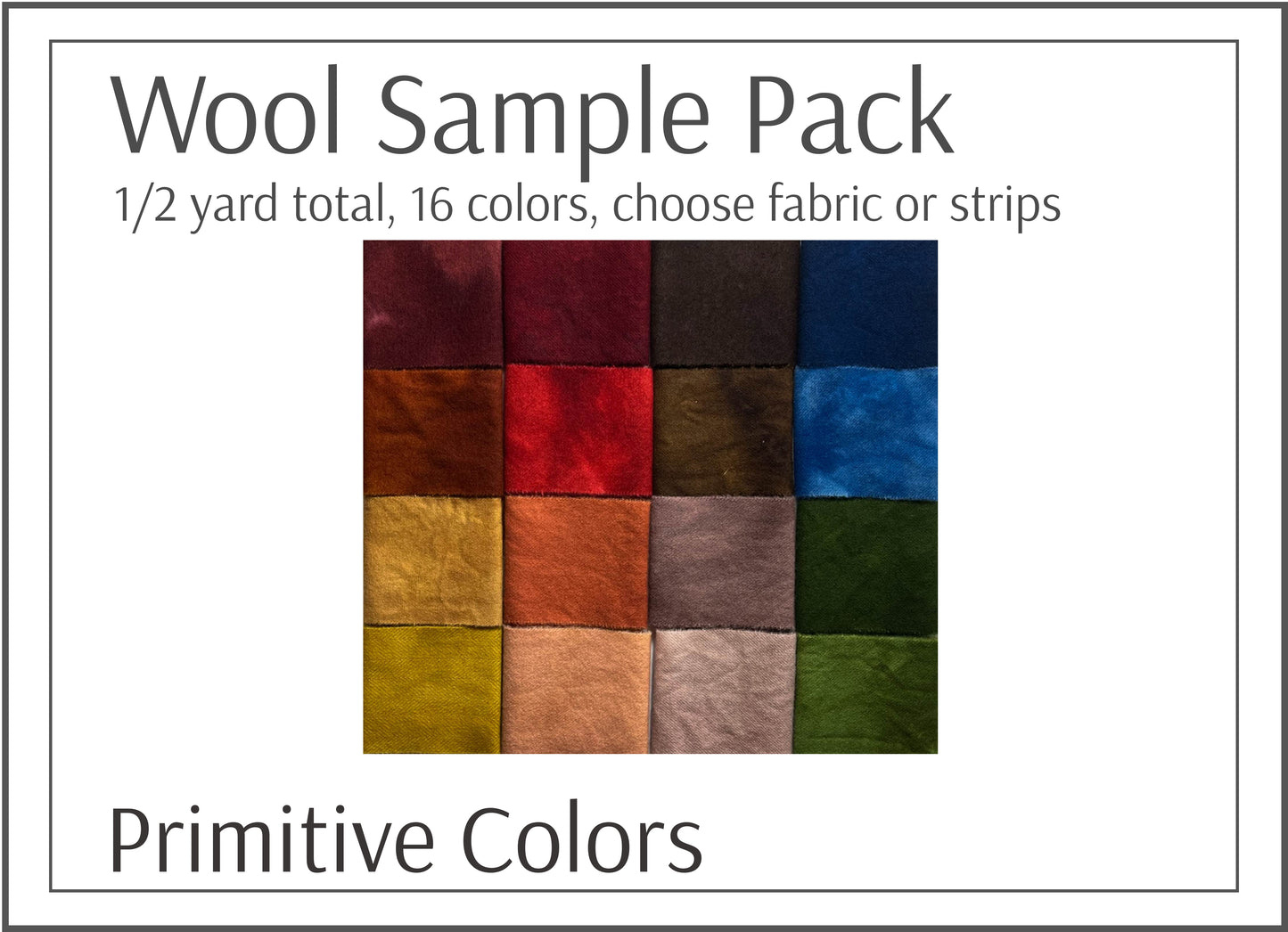 Sample Pack - Primitive Colors