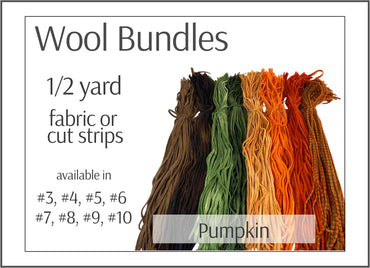 Rug Hooking Wool Bundle - Pumpkin