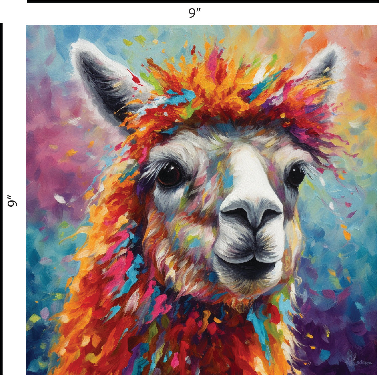 Loopy Impressions Pattern - Alpaca Party