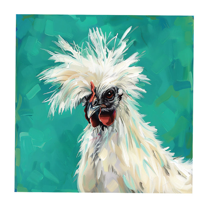 Loopy Impressions Stella Silkie Chicken