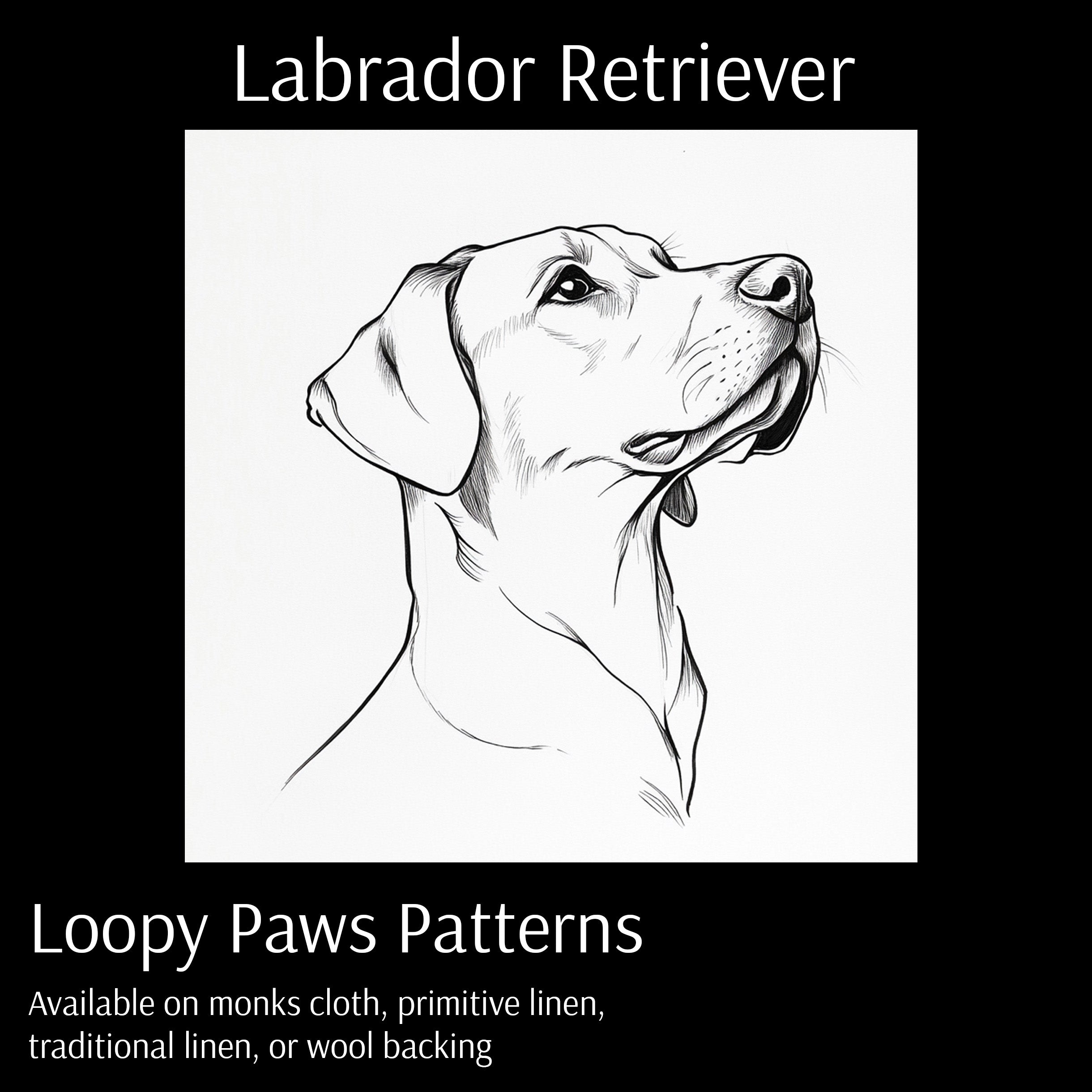 Labrador Retriever  - Loopy Paws Pattern