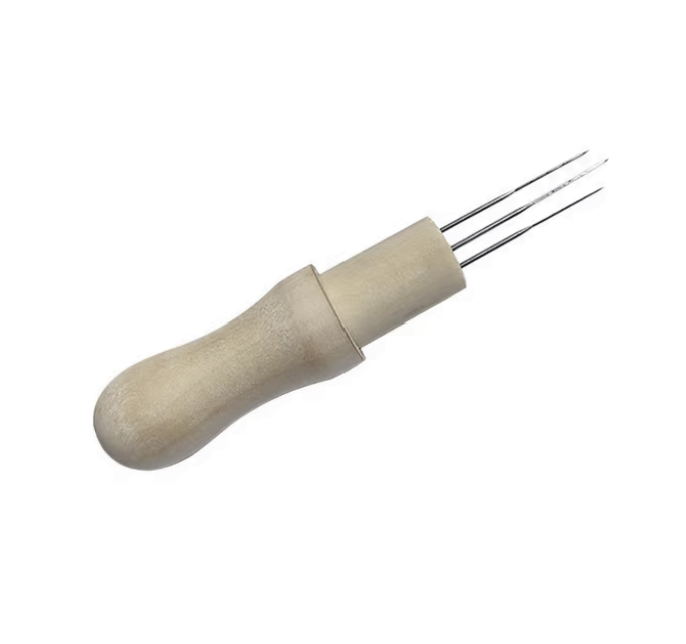 3 Count Needle Felting Handle with Needles