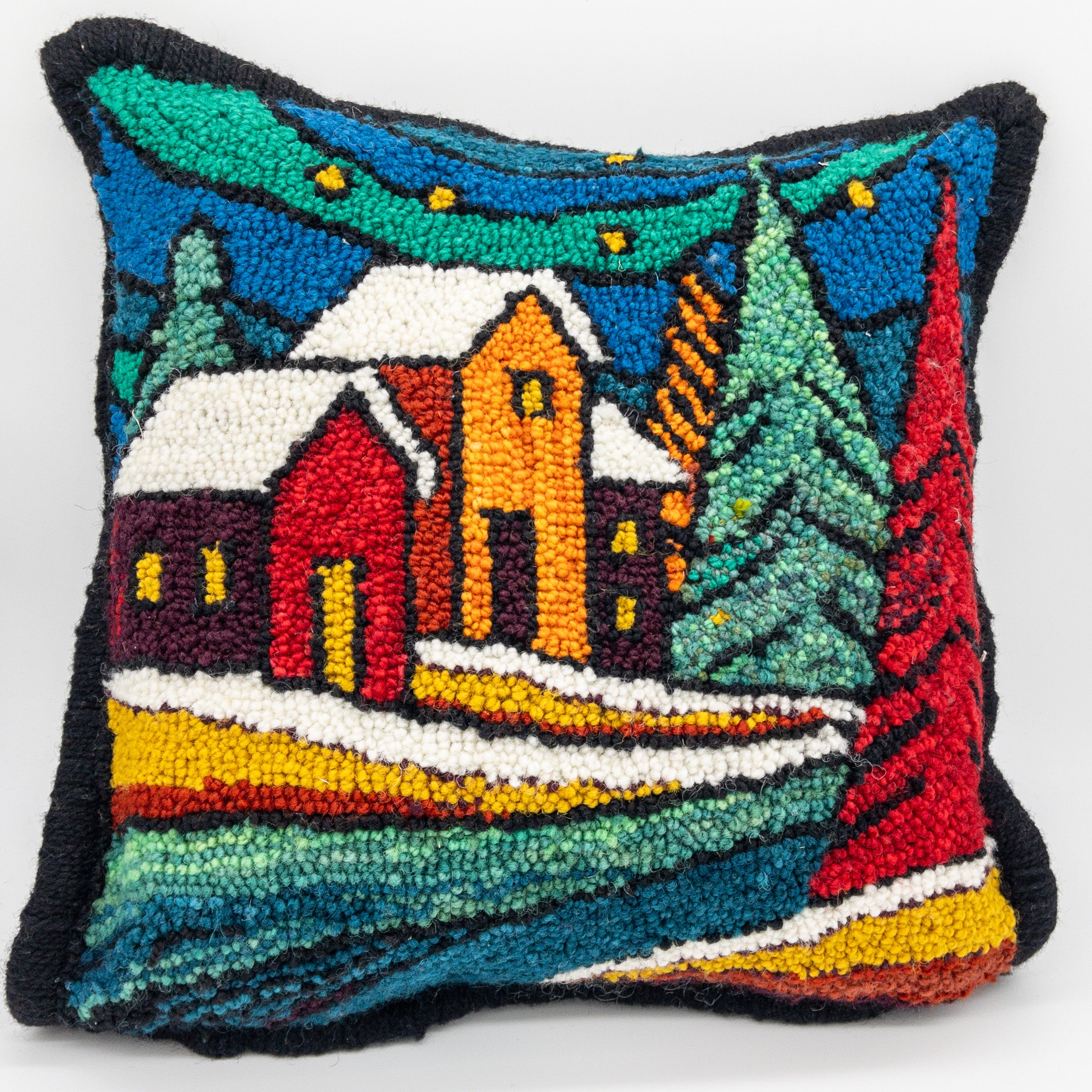 Winter Whimsy Rug Hooking & Punch Needle pattern - Loopy Impressions