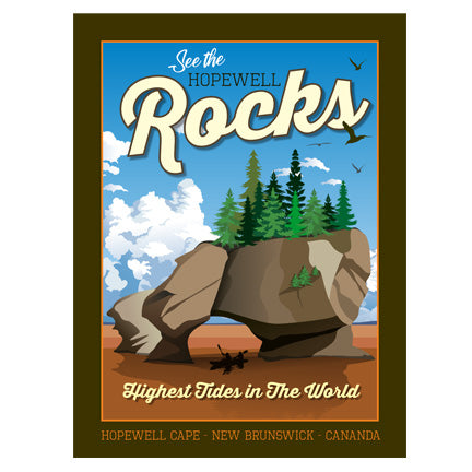 Destination Art - Hopewell Rocks – Loopy Wool Supply