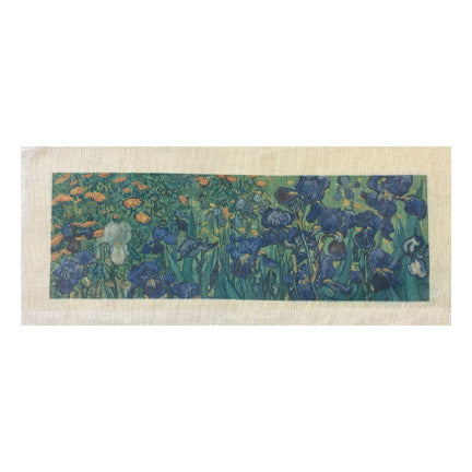 Loopy Impressions Van Gogh's Irises Table Runner
