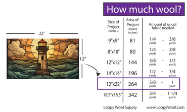 Loopy Impressions Pattern - Mystical Lighthouse