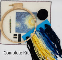 Starry Night Mini Rug Hooking Kit