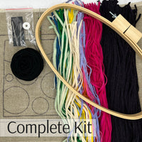 Mixed Circles Rug Hooking Kit
