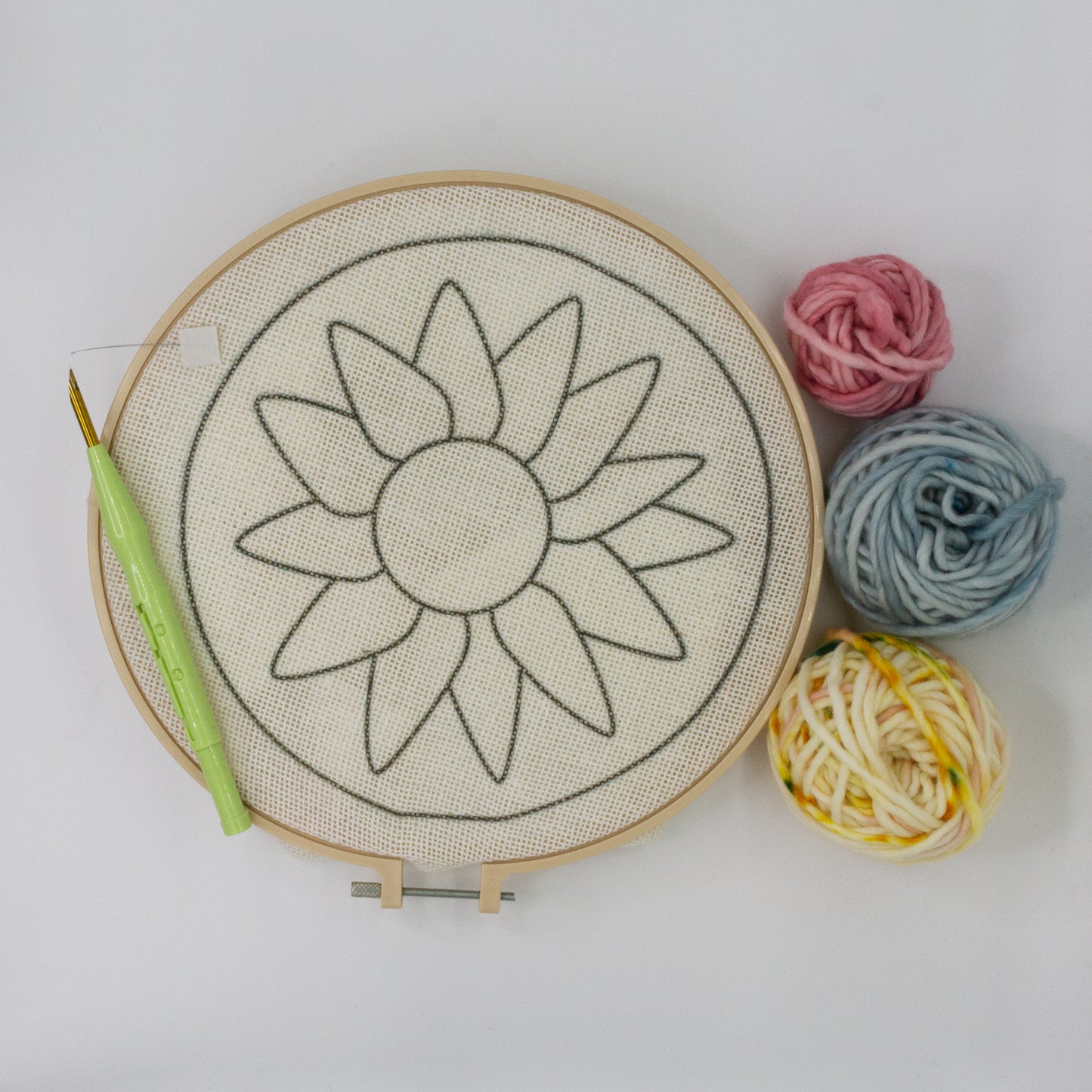 Flower Punch Needle Kit