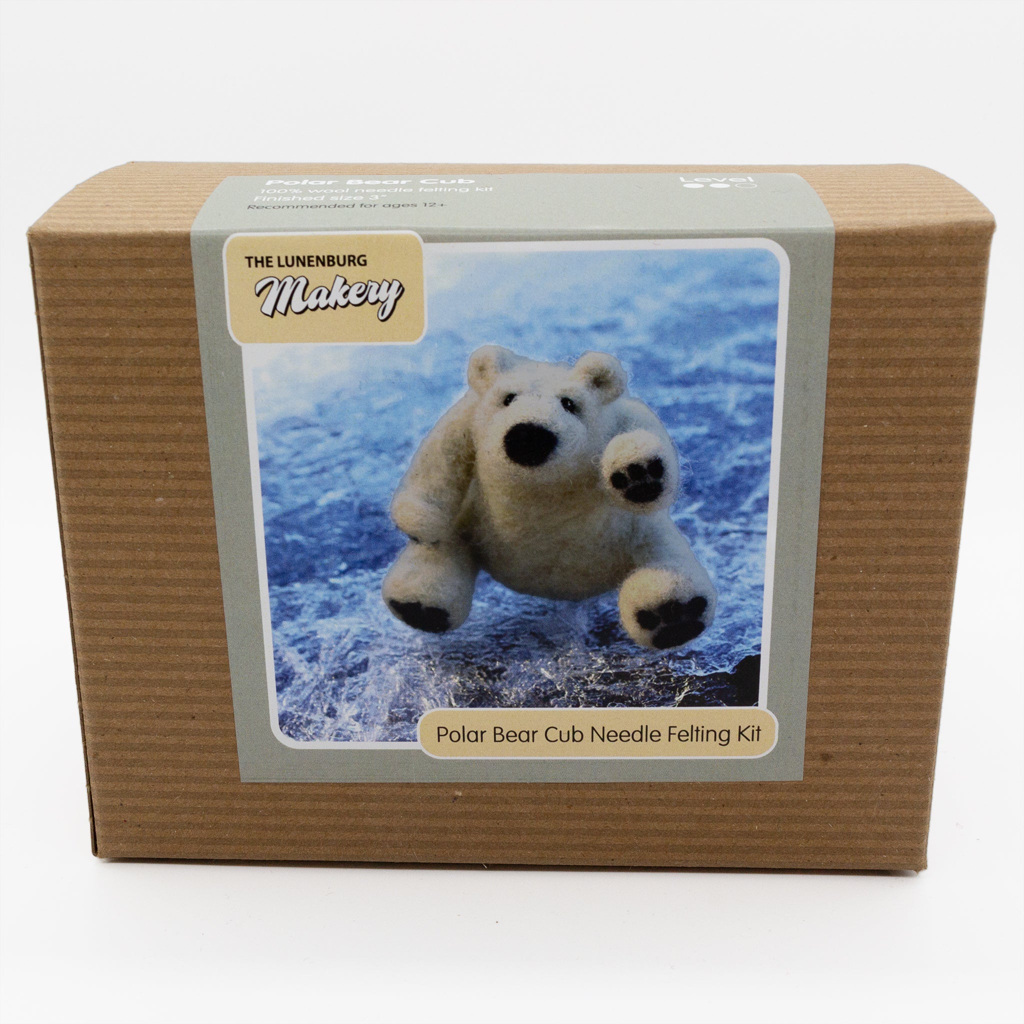 Needle Felting Kit - Polar Bear