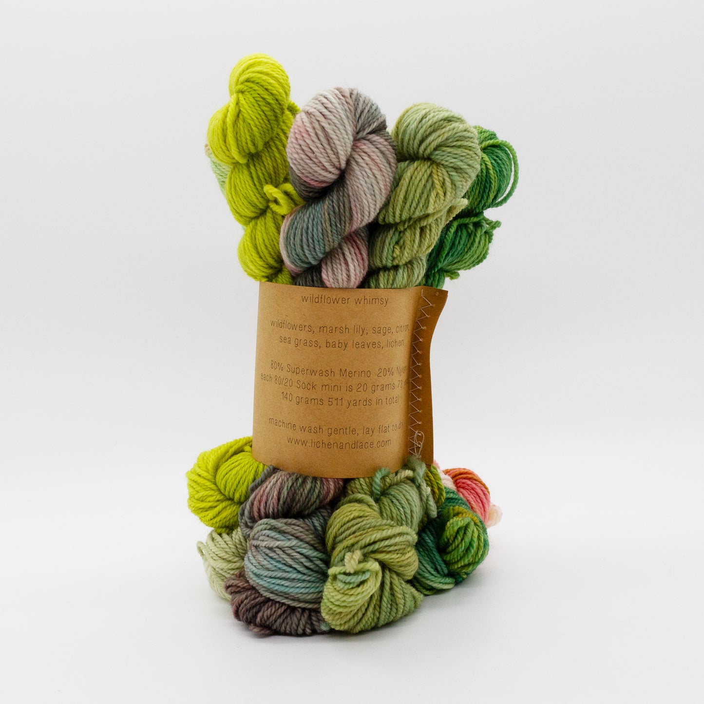 Wildflower Whimsy - Mini Sock Fade Set Lichen & Lace