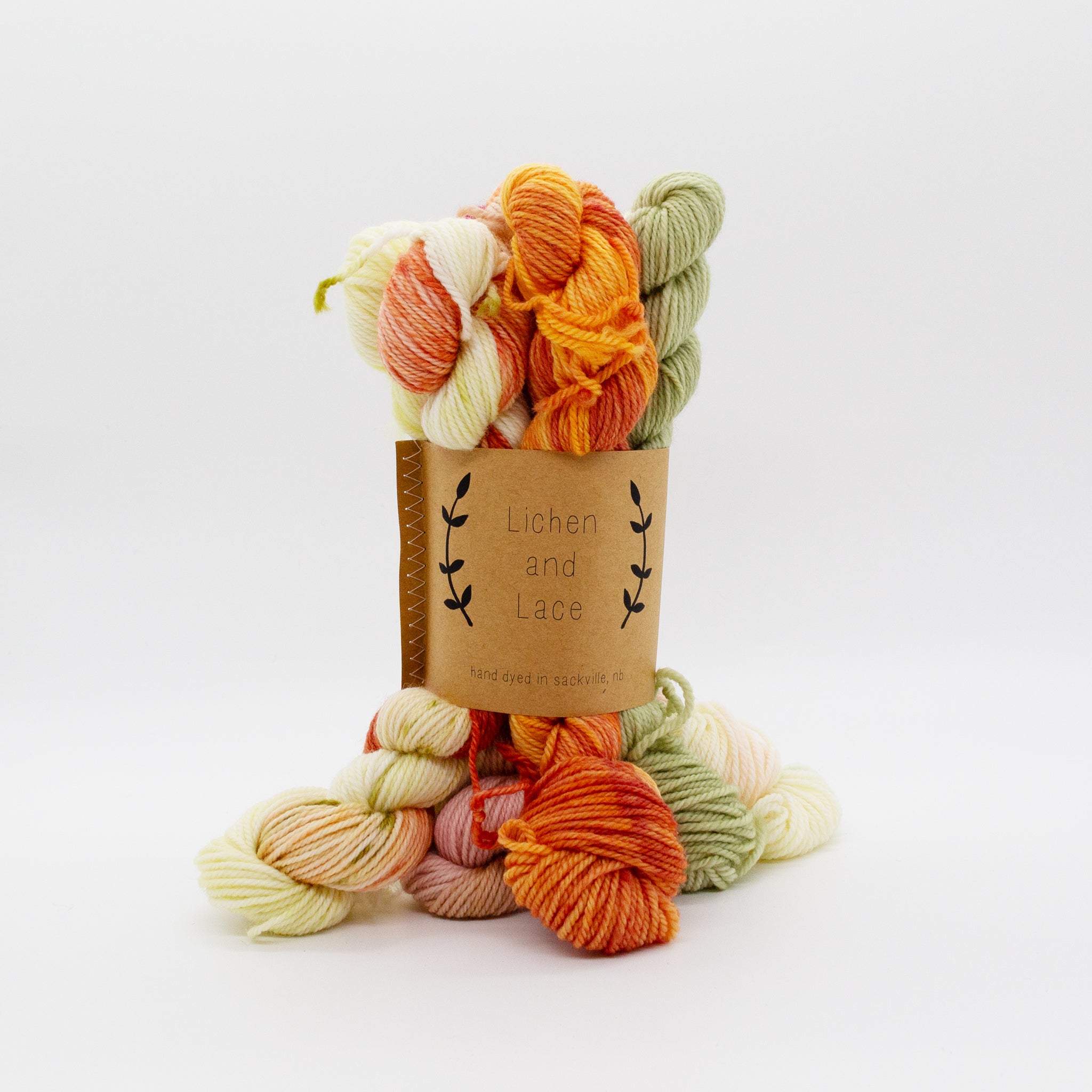 Peony Mews - Mini Sock Fade Set Lichen & Lace