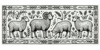 Farm Animal Runners Rug Hooking and Punch Needle Pattern