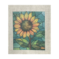 Loopy Impressions Pattern - Sunflower stained glass