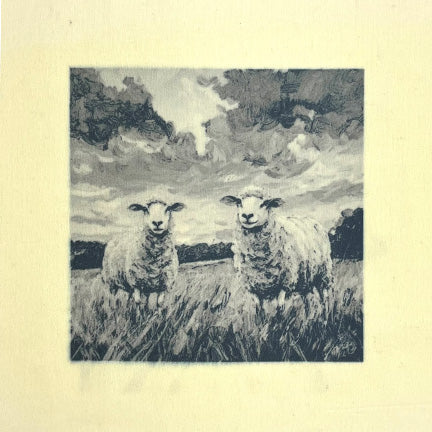 Needle Felting -  Sunset Sheep