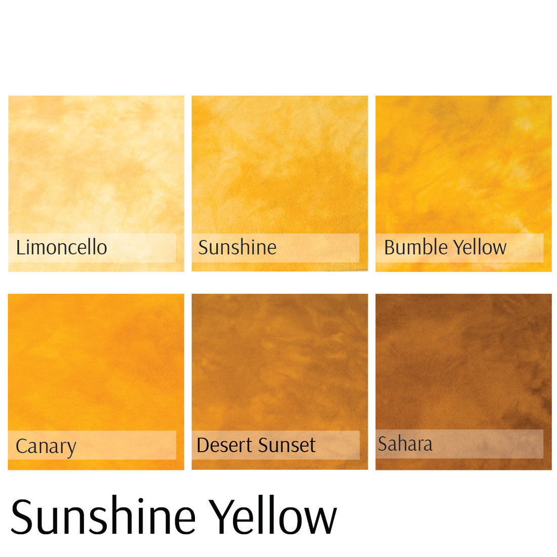 Sunshine Yellow Shades – Loopy Wool Supply