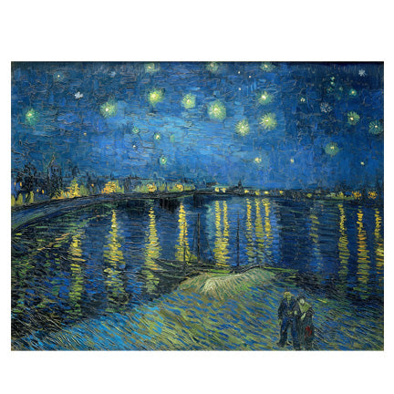 Loopy Impressions Van Gogh's Starry Night over Rhone