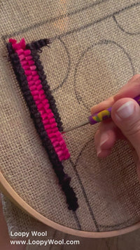 Mixed Circles Rug Hooking Kit
