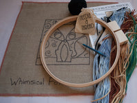 Whimsical Fox Rug Hooking Kit