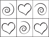 FREE Heart and Swirl Pattern - Digital Download