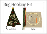 Holiday Tree Rug Hooking Kit