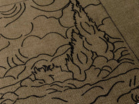 Rug Hooking Pattern, Van Gogh's Wheatfield with Cypress, Linen Rug Hooking Pattern, 15x20 inches