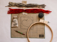 Heart Rug Hooking Kit