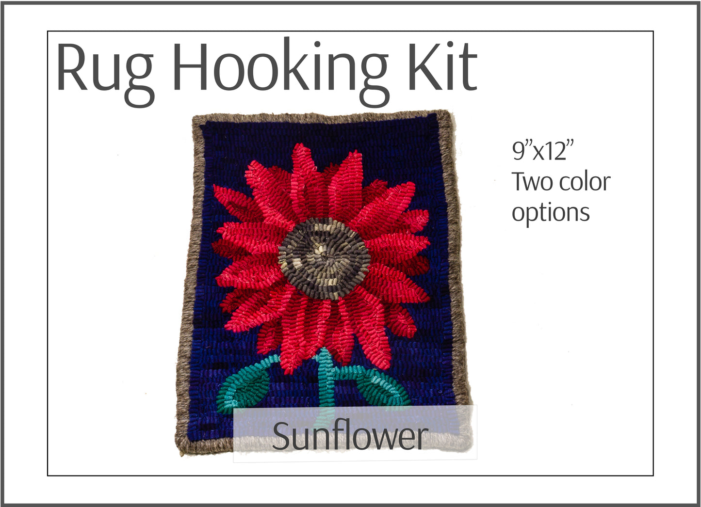 Sunflower Rug Hooking Kit